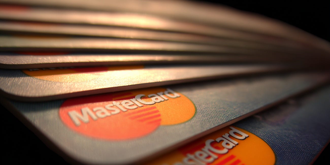 Mastercard: Down 13% from ATH