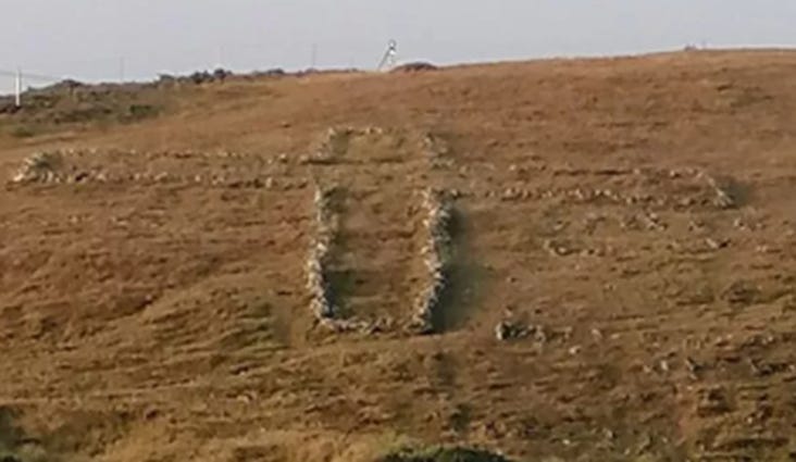 Ultra-Orthodox Jews Destroy a Stone Cross in Wales
