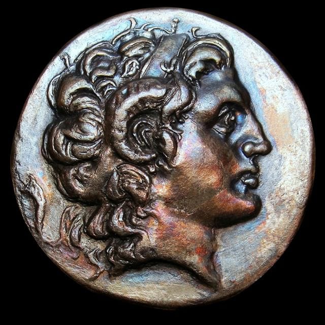 Spectacular Lysimachus Tetradrachm. Alexander the Great Deified with ...