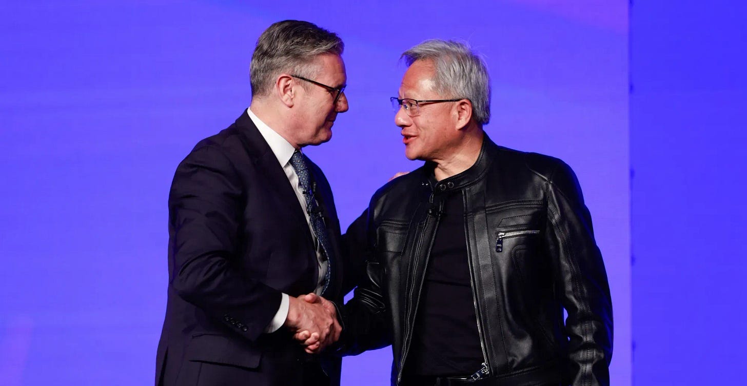 NVDA) Nvidia CEO Jensen Huang Says UK AI Talent Is Envy of World - Bloomberg