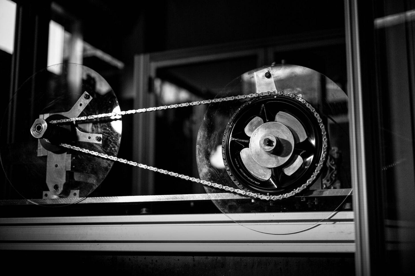 testing the Dark Energy Chain Wax in a lab setting