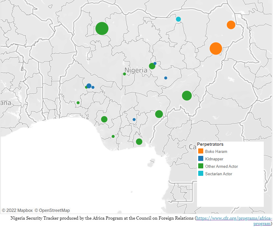 CFR's Nigeria Security Tracker Weekly Update: October 1-7, 2022