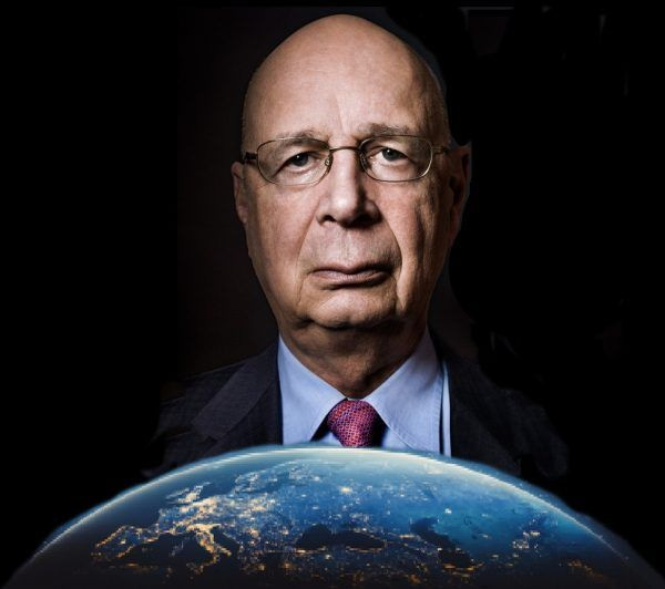 Ilustrasi Klaus Schwab menguasai dunia