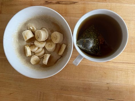 It's my 1-2-3 safe workday breakfast staple