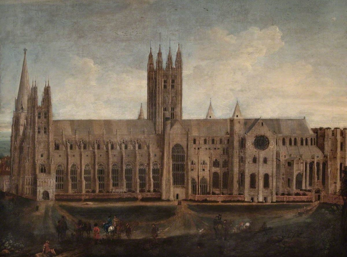 The South Side of Canterbury Cathedral