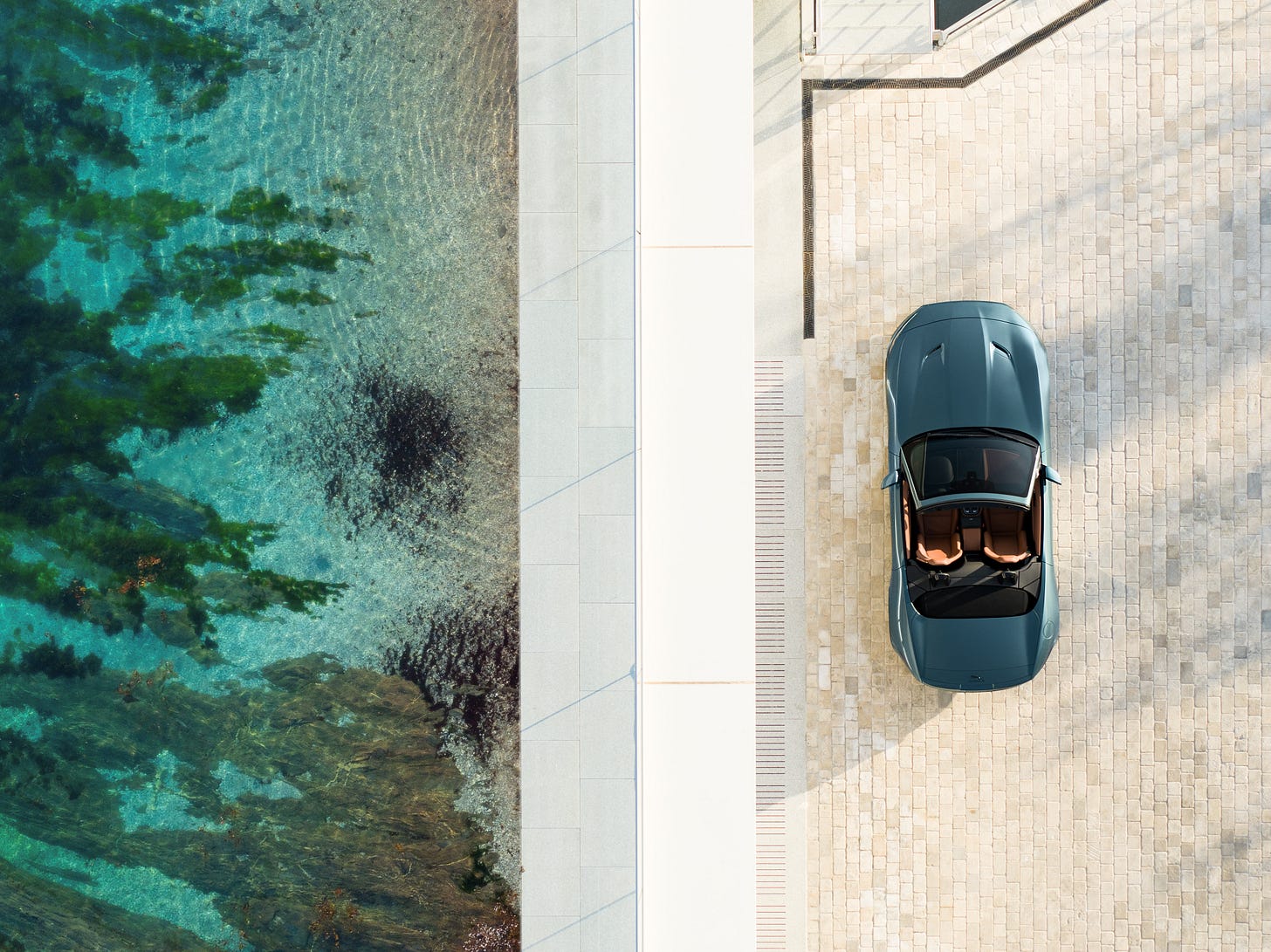2024 Jaguar F-Type R75 Convertible from above