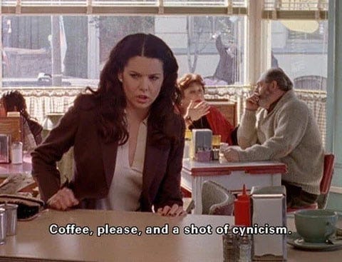 Lorelai Gilmore Girls coffee cynicism | rmrk*st | Remarkist Magazine