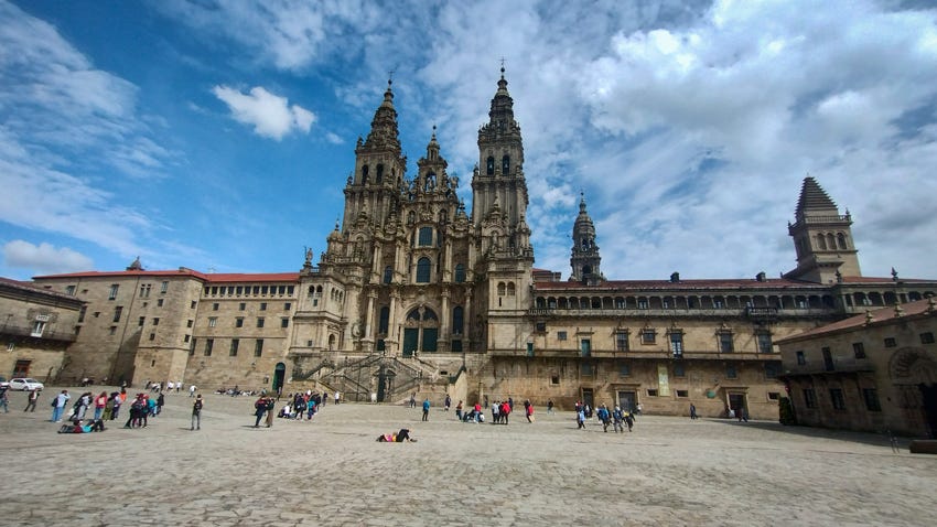 Plaza del Obradorio en Santiago de Compostela