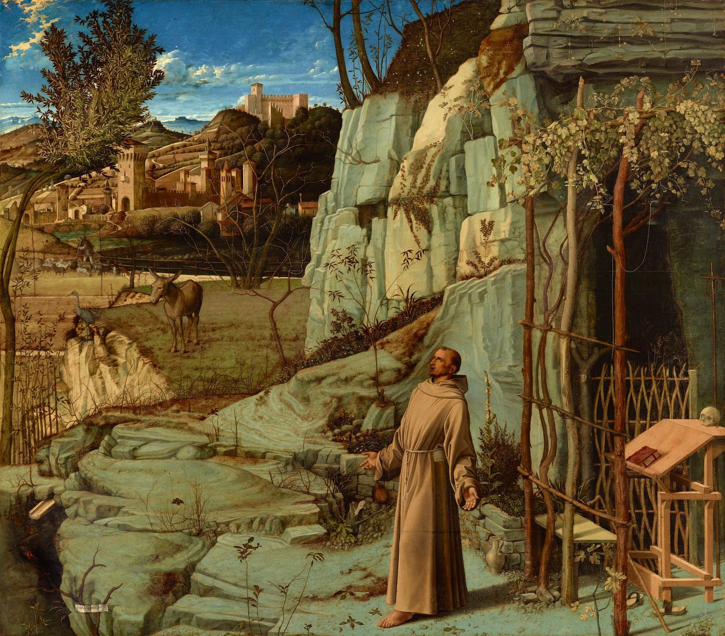 Giovanni Bellini's 'St. Francis in the Desert,' at the Frick in New York,  shows the saint in a state of ecstasy - Washington Post