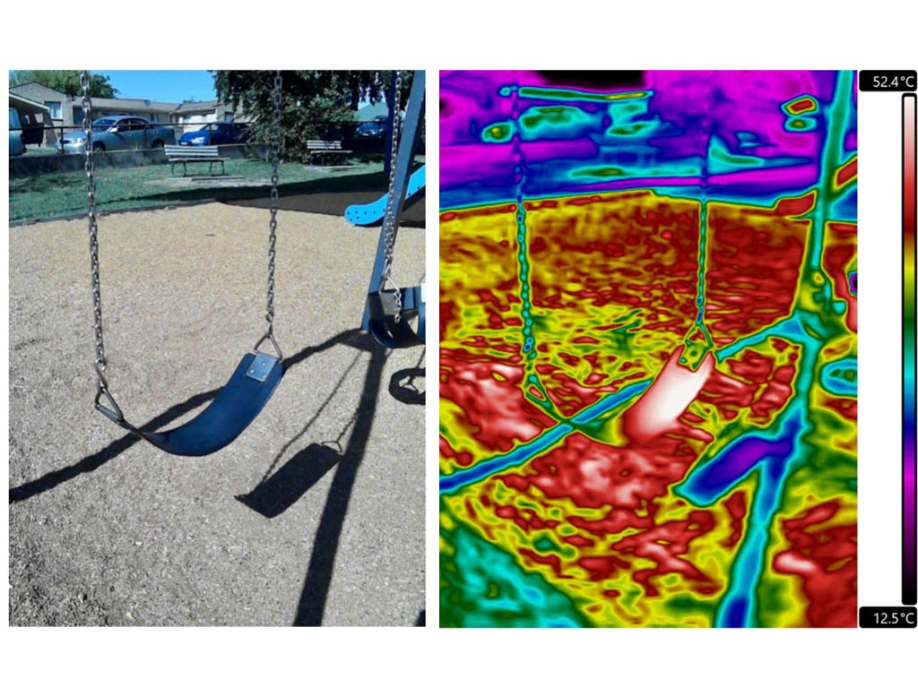 heat detective thermal camera image in Lithgow park heat detective thermal camera image in Lithgow park