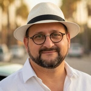 Richard Luthmann with Panama Hat