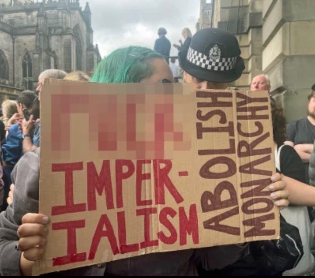 Activists pledge support for woman arrested in Edinburgh anti-monarchy  protest