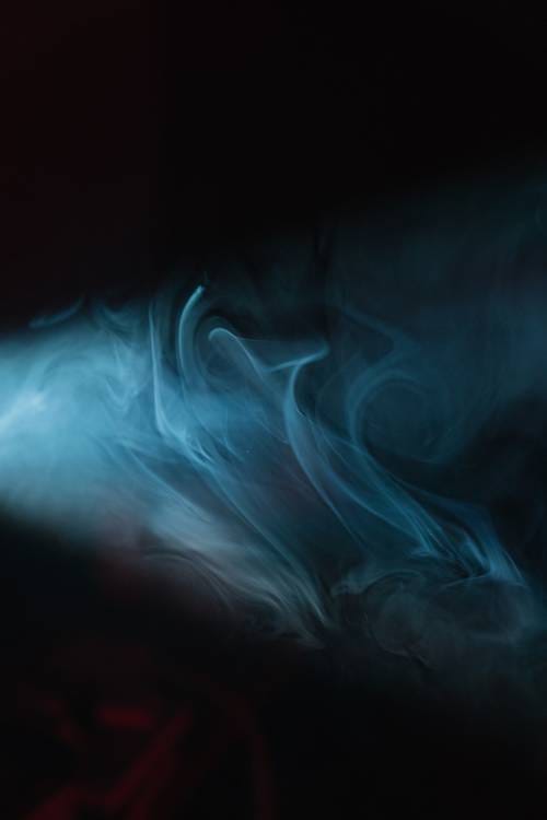White and Blue Smoke Illustration White and Blue Smoke Illustration