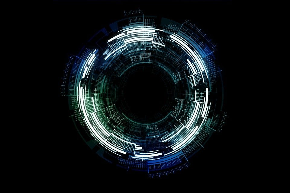 Tech, Cercle, Technologie, Résumé, La Science, Espace