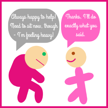 A cartoon of two people talking

AI-generated content may be incorrect.