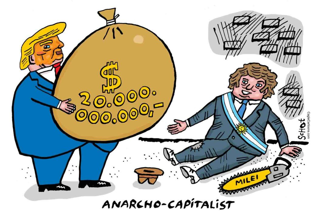 Why should Americans pay $20 billion to bailout failed Argentinian dictator who tried Trump-like policies