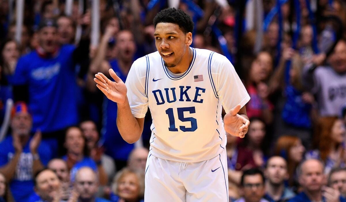 Talk of NBA draft starts with Duke's Jahlil Okafor - Los Angeles Times Talk of NBA draft starts with Duke's Jahlil Okafor - Los Angeles Times