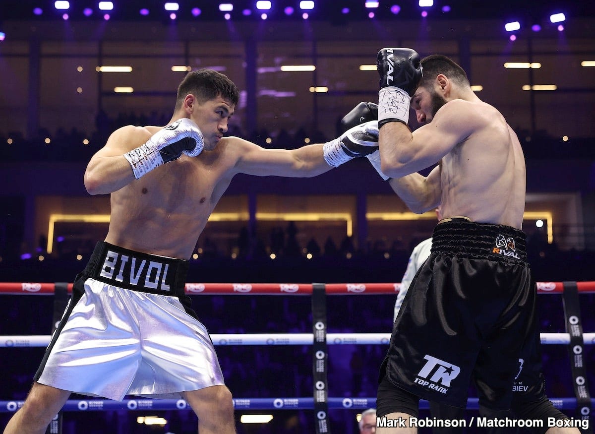 Image: Artur Beterbiev's reign ends as Dmitry Bivol claims light heavyweight titles