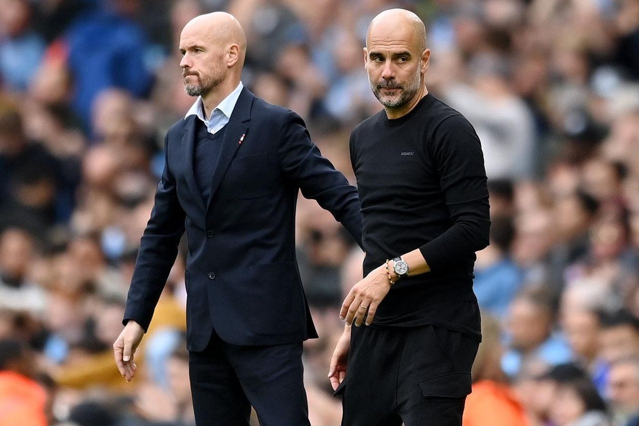 Former allies, but now differences between Erik ten Hag and Pep Guardiola  will decide the FA ?Cup Final | BelfastTelegraph.co.uk