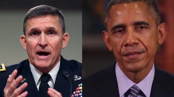 Michael Flynn: Fired by Obama and resigned to Donald Trump