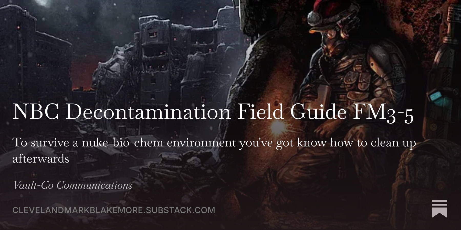 NBC Decontamination Field Guide FM3-5 - by Texas Arcane