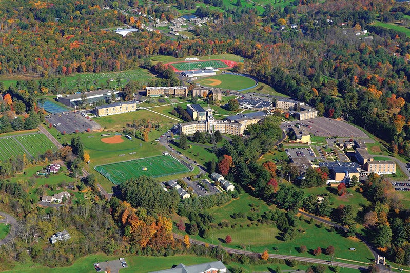 Aerial view of Misericordia University Aerial view of Misericordia University