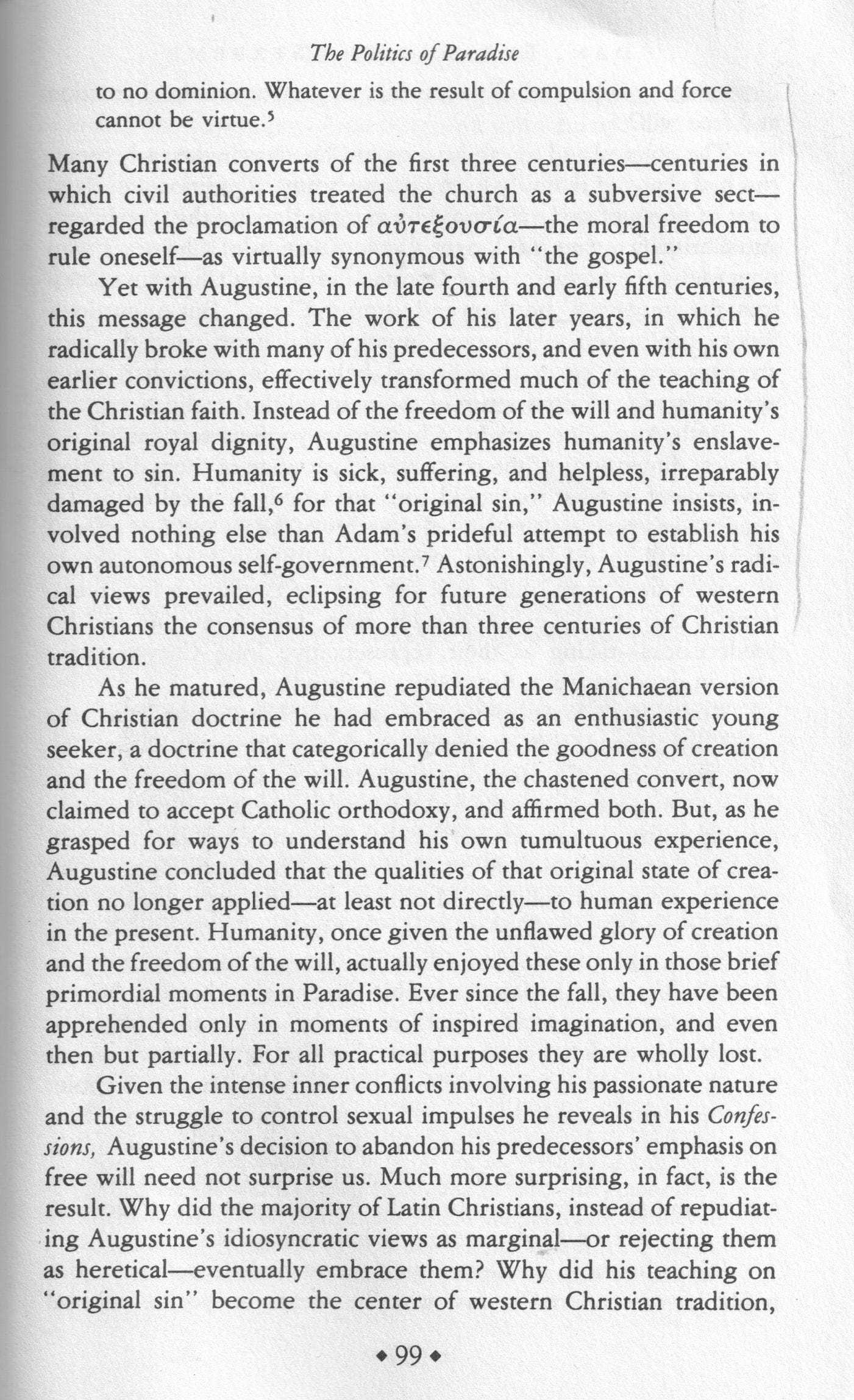 Saying No to Biometrics (& Augustinian Original Sin)