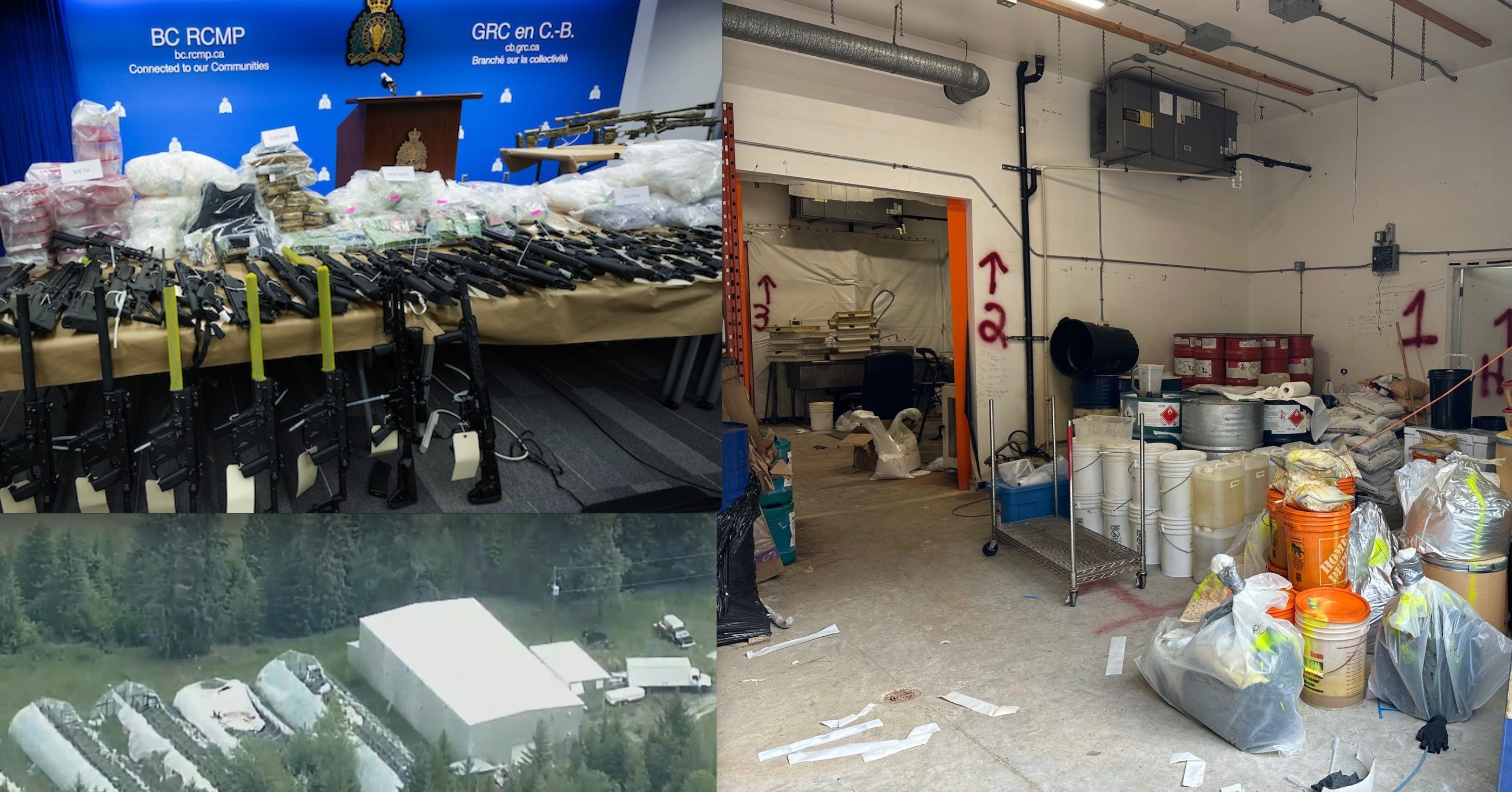 RCMP Bust B.C. Fentanyl Superlab Linked to Mexico and Transnational Exports
