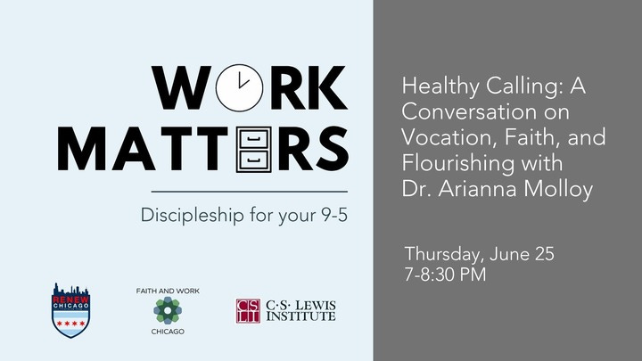 Healthy Calling: A Conversation on Vocation, Faith, and Flourishing with Dr. Arianna Molloy logo Healthy Calling: A Conversation on Vocation, Faith, and Flourishing with Dr. Arianna Molloy logo