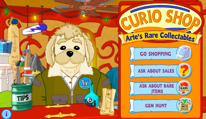 Curio Shop | Webkinz Wiki | Fandom