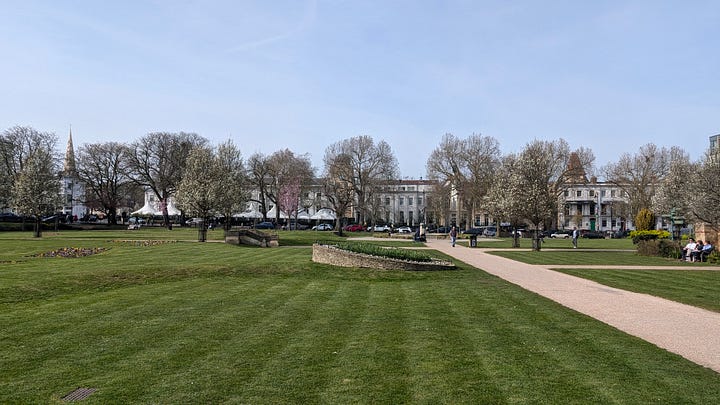 Views of the Regency town of Cheltenham Spa