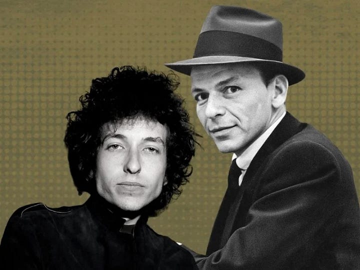Sinatra and Dylan in Paradise
