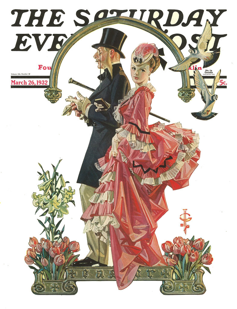 J.C. Leyendecker - Easter Walk (1932), [786 x 1024] : r/ArtPorn
