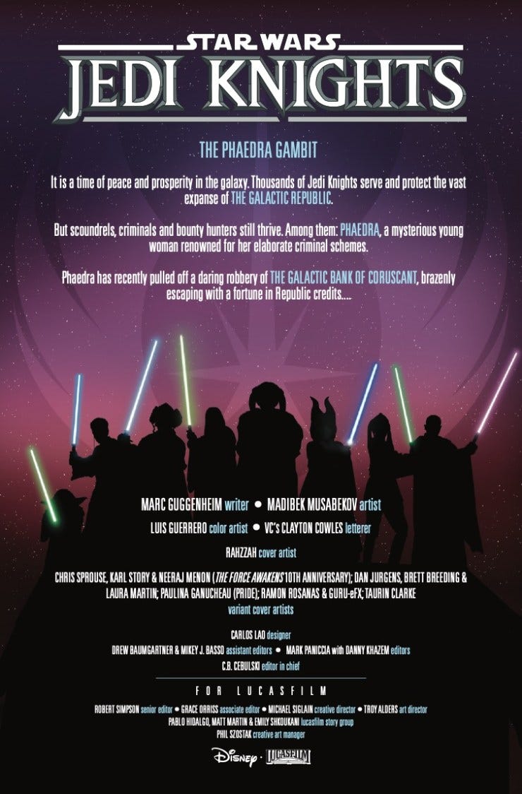 Marvel Preview: Star Wars: Jedi Knights #4