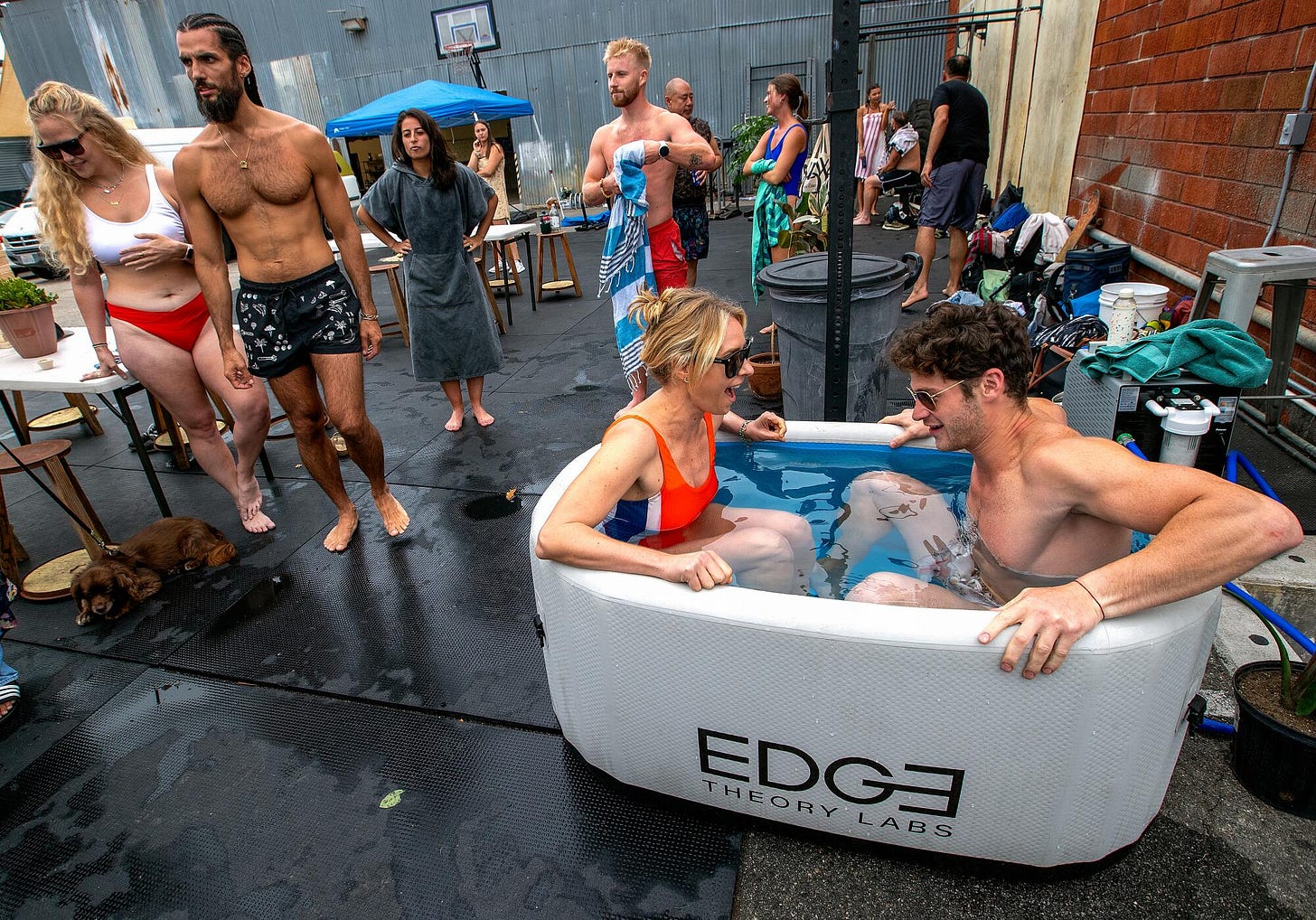 Ice bath speed dating? Of course you can do that in L.A. - Los Angeles Times
