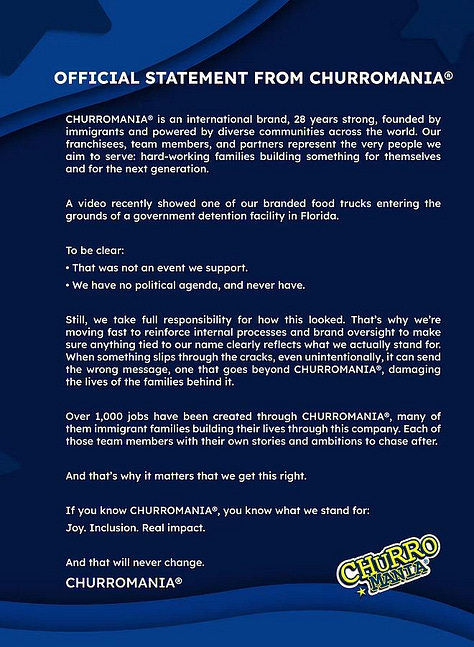 Apology Letters from these companies