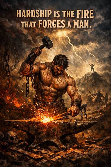 forged by hardship forged by hardship