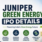 Juniper Green Energy IPO Details