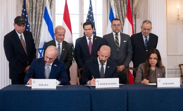 Israel and Lebanon sign framework agreement with US, Rubio says | AP News