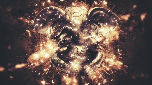 Ganesha, God, Elephant, Religion, Hindu
