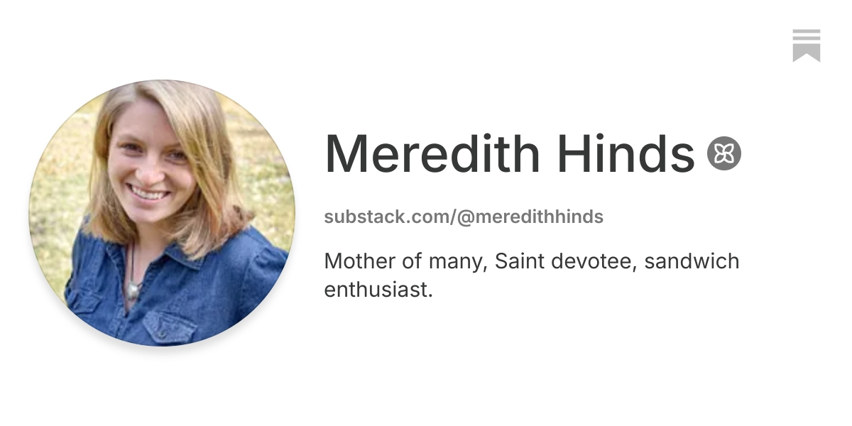 Meredith Hinds | Substack