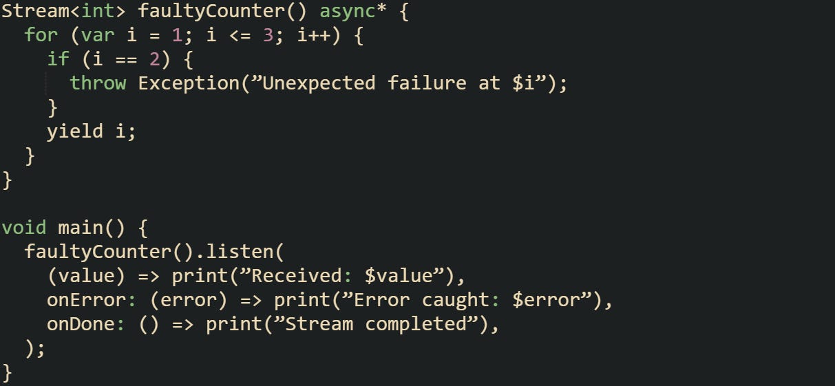 Futures and Streams with Async and Await