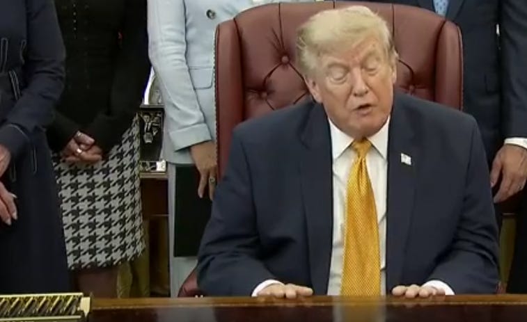 Former President Trump's Cognitive Abilities Questioned at Press
