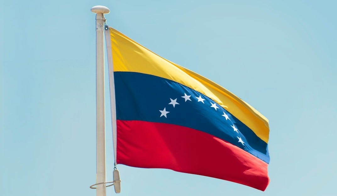 a flag on a pole