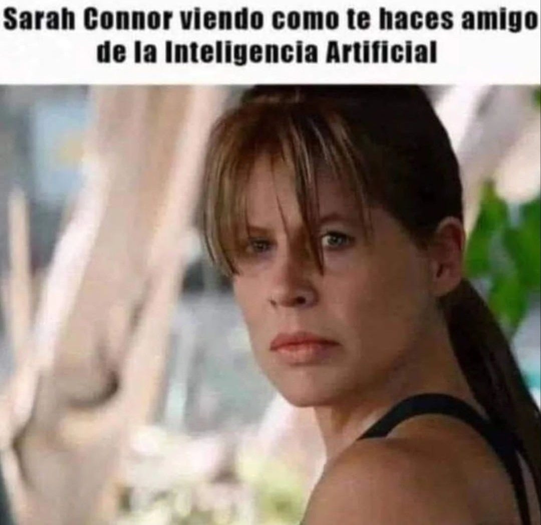 Sarah Connor viendo como tu lavarropas te habla al WhatsApp - Meme subido  por Aresinthestars :) Memedroid