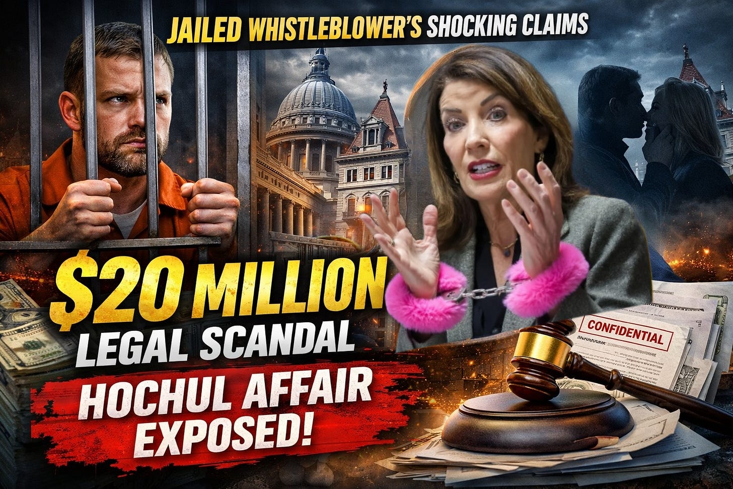Jailed Erie County Whistleblower Ryan Flynn claims 20M legal defense program is corrupt and ties the scandal to Tonawanda politics and Hochul.