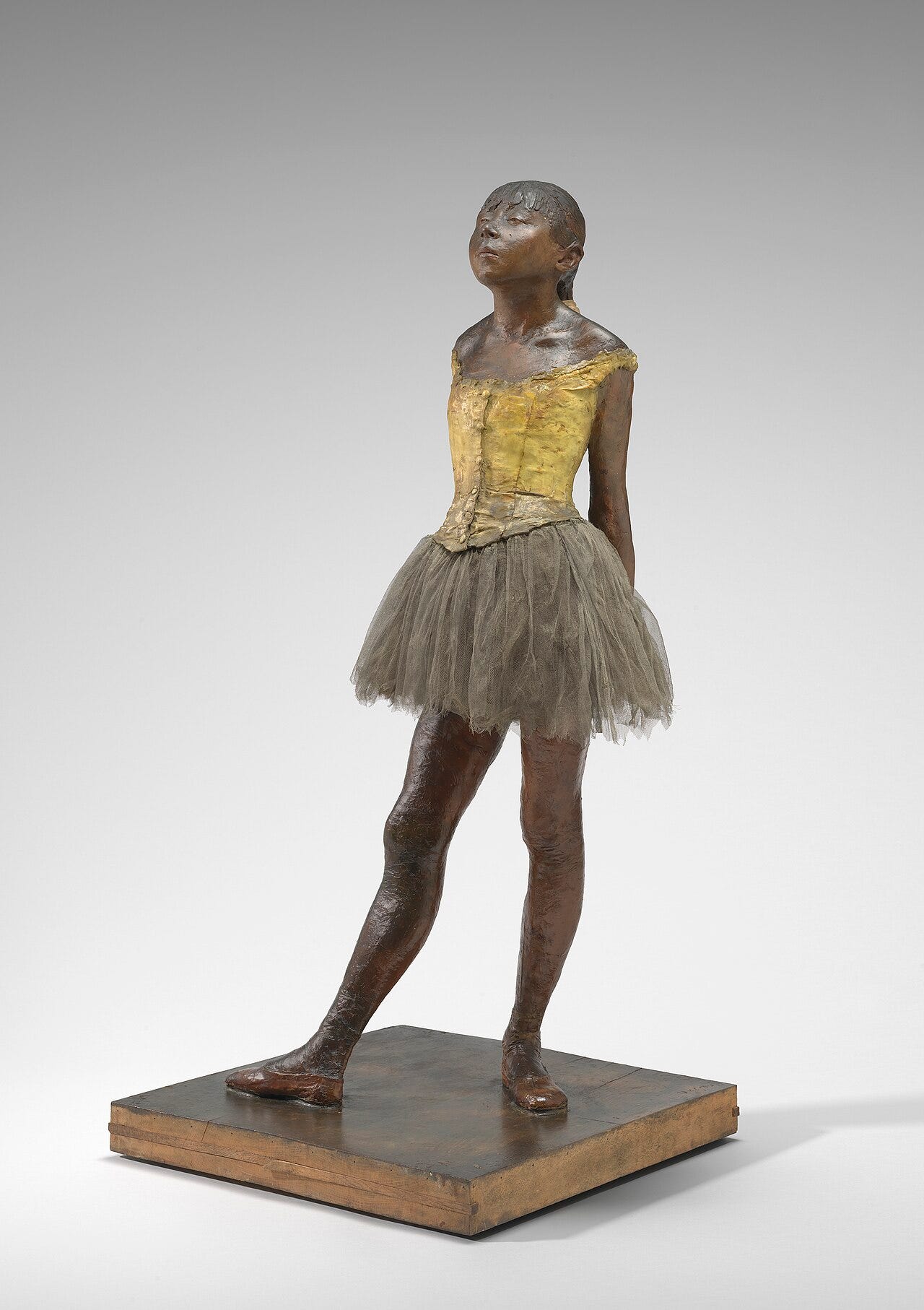 Edgar Degas Little Dancer Aged Fourteen sculpture