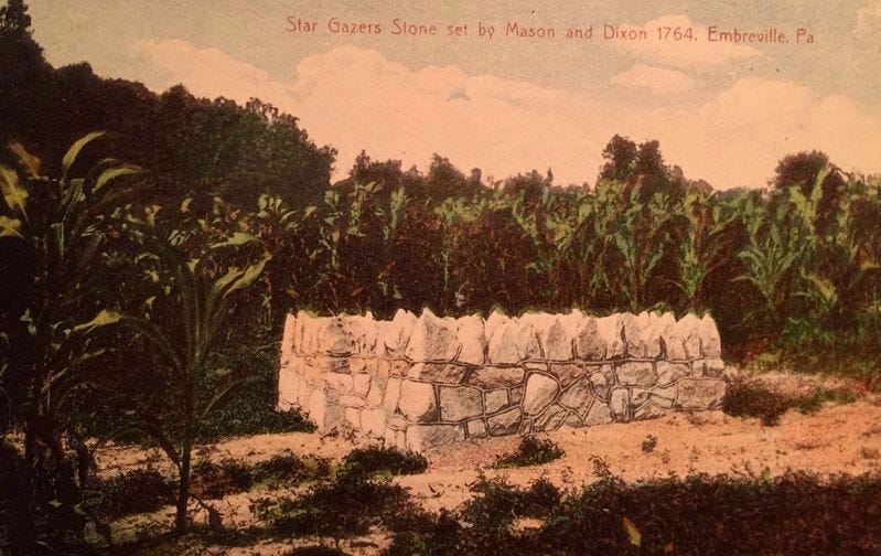 The Star Gazers' Stone Historical Marker