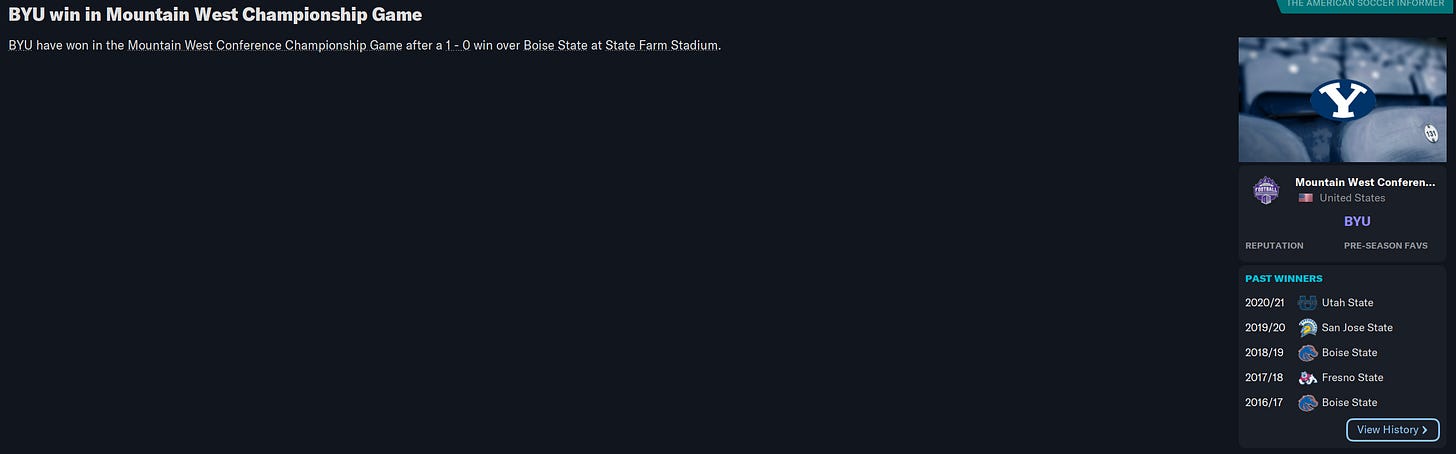 Football Manager 2023 Championship Game