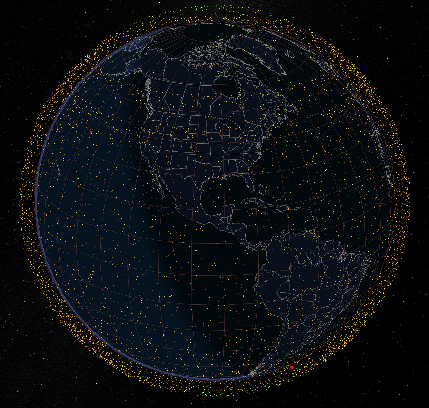 The death trap of total satellite coverage